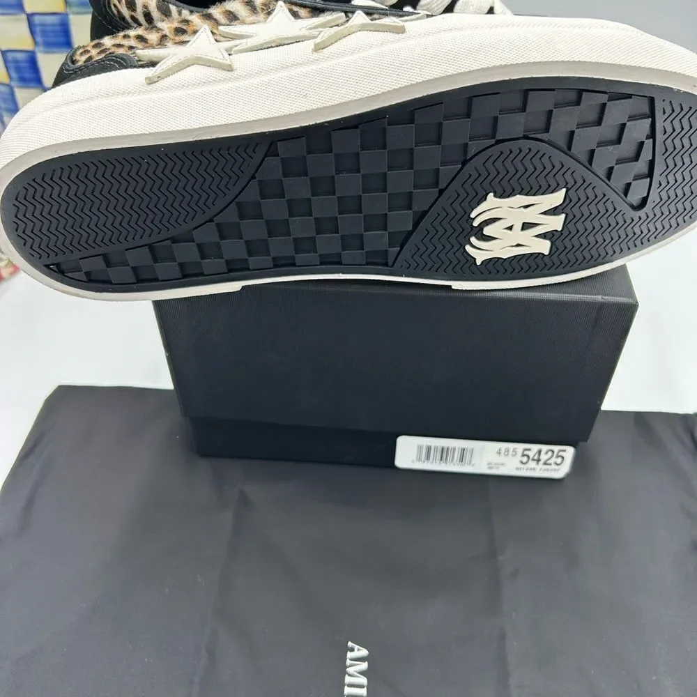 Men's Amiri  leopard  Sunset low top sneakers size 45